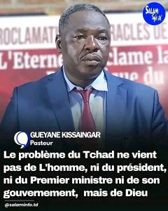 Affiche Pasteur Ngueyam KISSAINGAR
