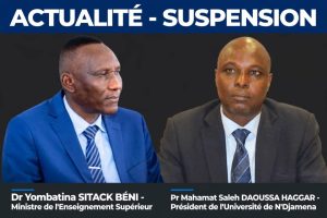 Dr Yombatina Sitack et Pr Mahamat Saleh Daoussa