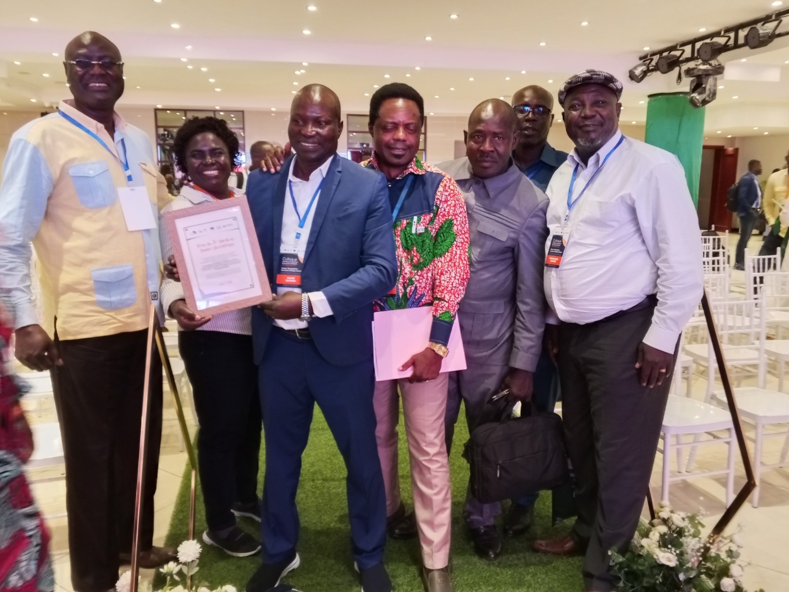 Kalgue Salomon distingué pour ses travaux sur l’environnement au colloque scientifique RESSAC au Gabin 